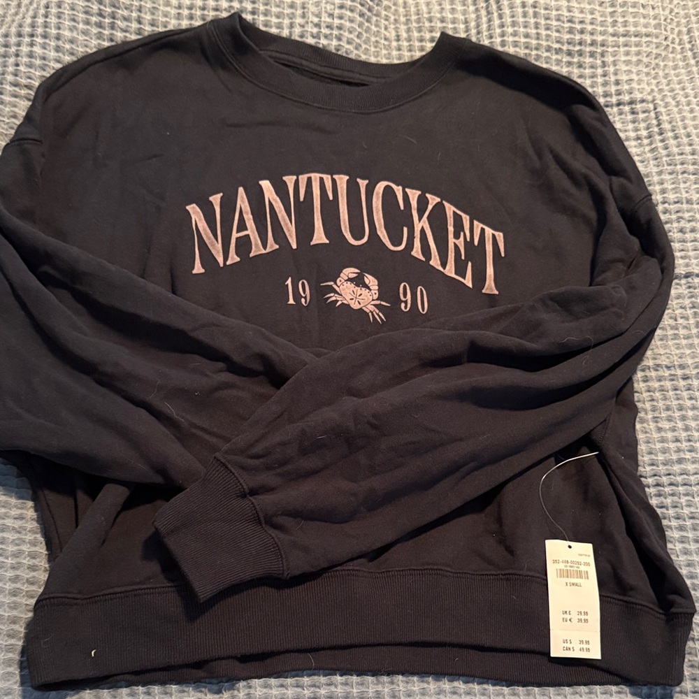 Hollister Nantucket navy Crewneck Sweater